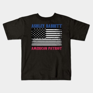 Ashley Babbitt American Patriot Black Kids T-Shirt